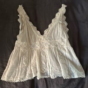 Embroidered Doen Tank Top